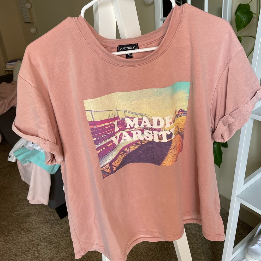 I made varsity T-shirt from Dry Goods